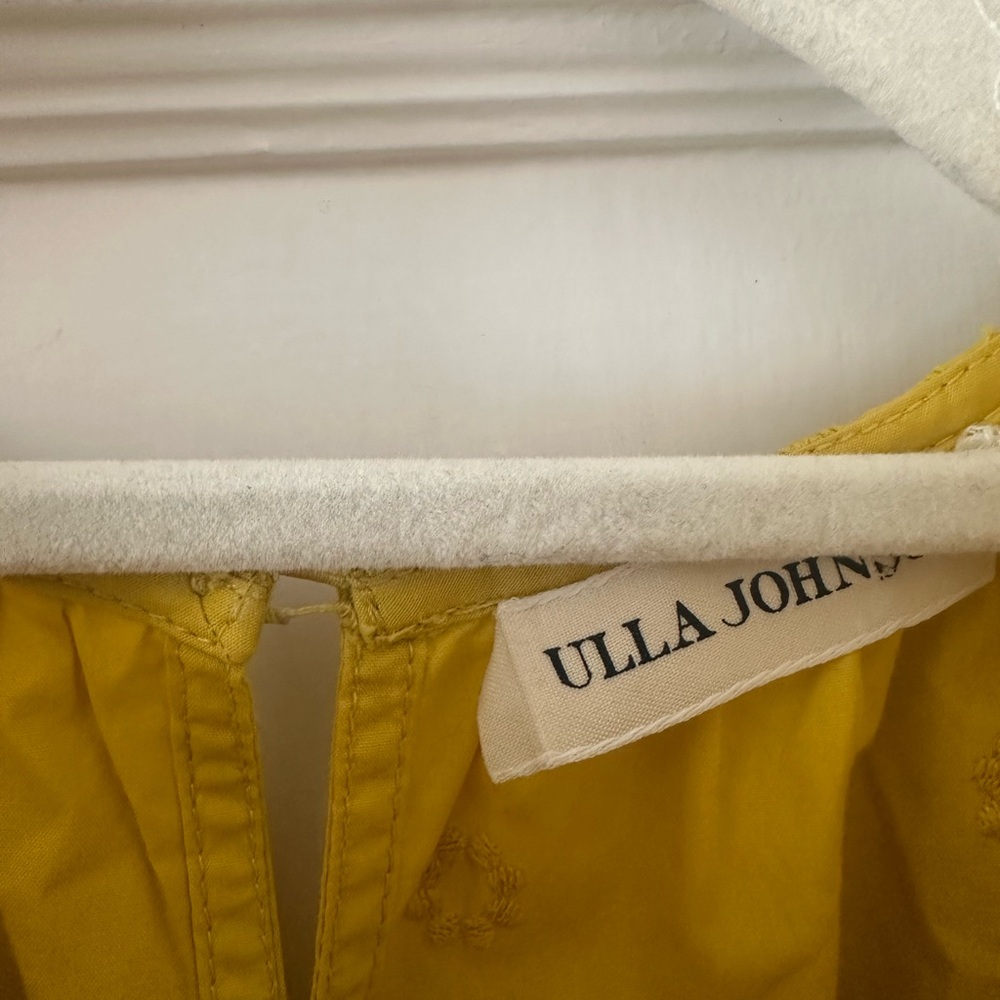 Ulla Johnson Yellow Ruffled High-Low Dress - Picture 7 of 10